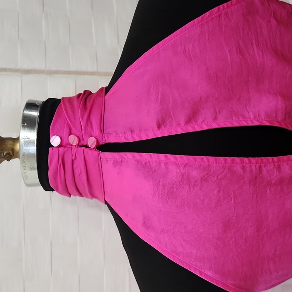 Hot Pink Worthington Shoulderless Dress - Size XS - Picture 9 of 12